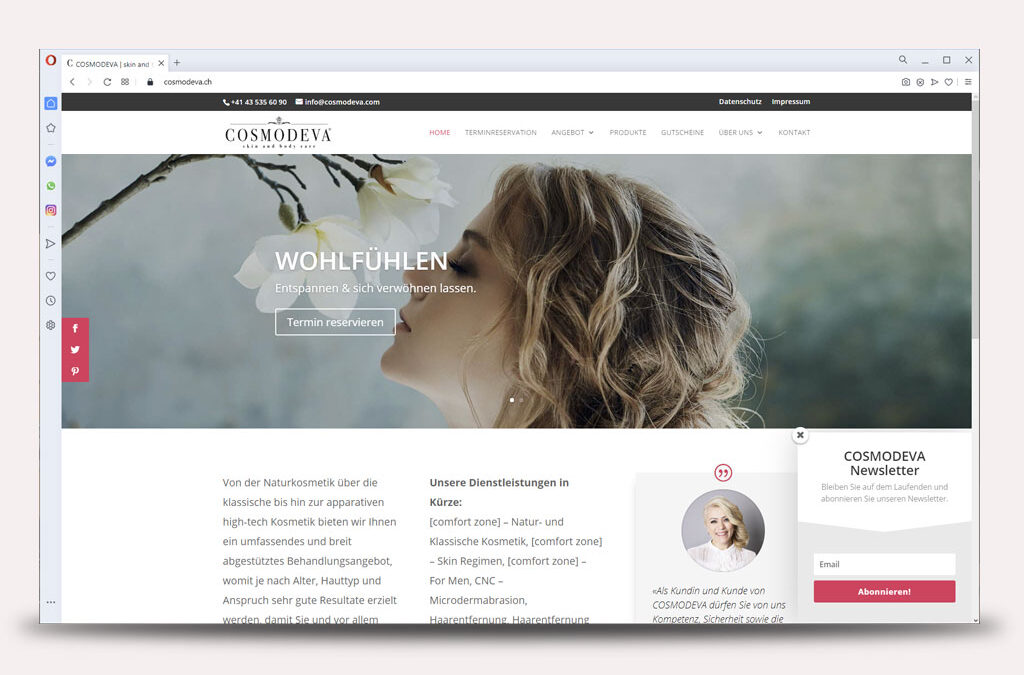 Cosmodeva im neuen Look