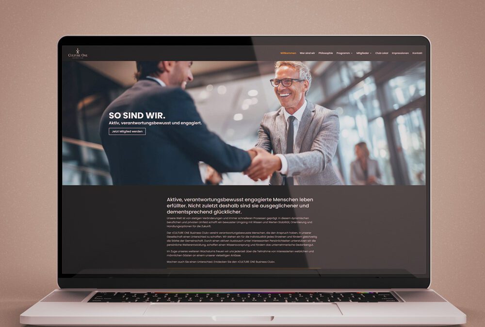 Frischer Auftritt für den Business-Club Culture One
